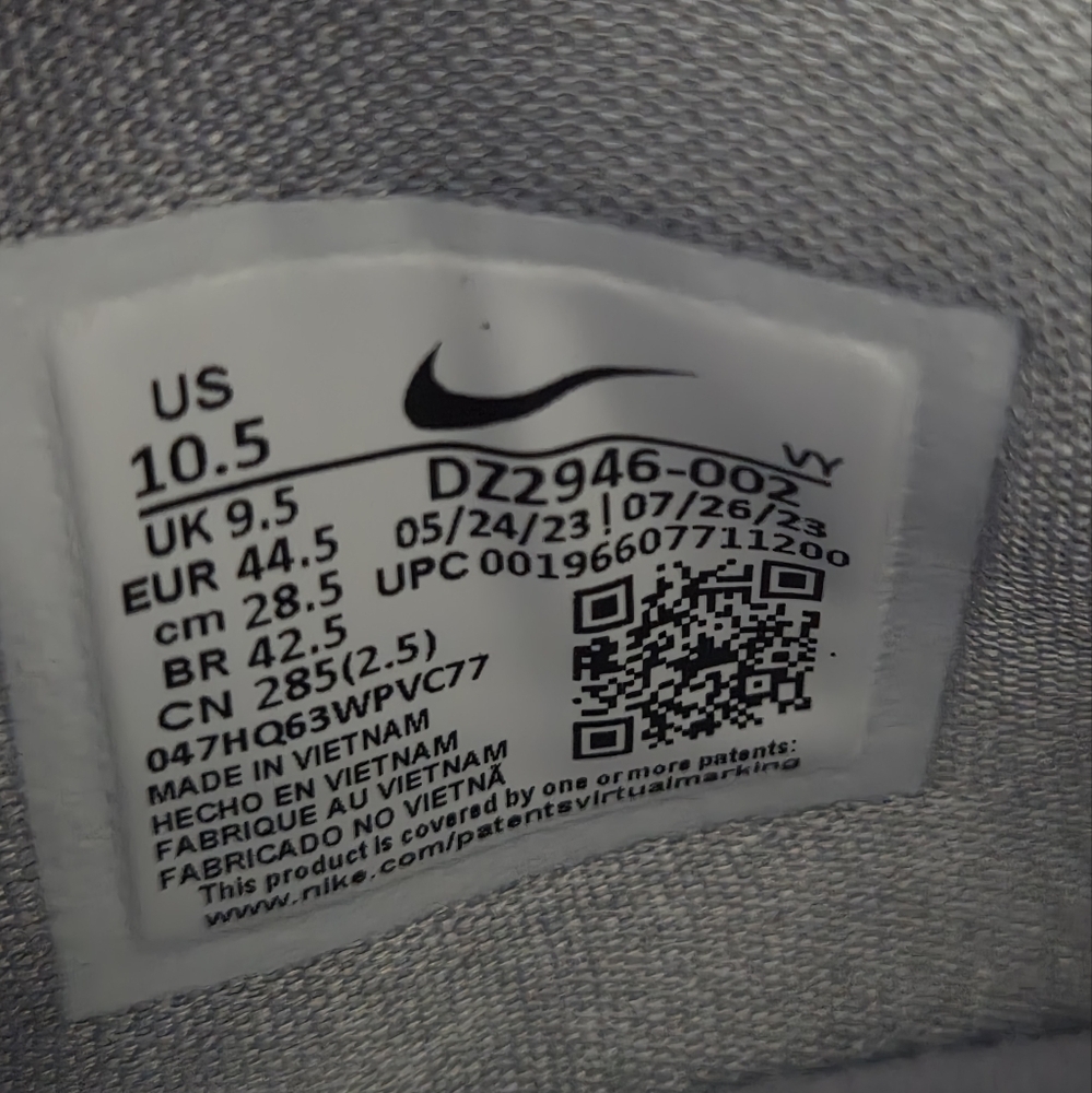 Nike Zoom Freak 5 TB Wolf Grey Mens Athletic Sneakers Shoes 10.5 - Picture 9 of 9